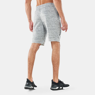Under Armour Men's UA Project Rock Terry Shorts White Under Armour Men's UA Project Rock Terry Shorts White