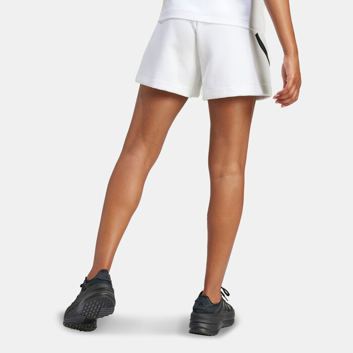 adidas Women's Z.N.E. Shorts White image number 1