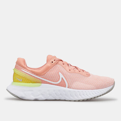 Nike Women's React Miler 3 Road Running Shoe Orange
