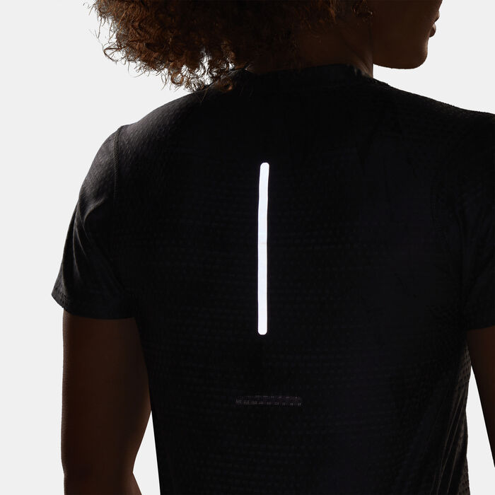 adidas Women's Ultimateadidas All Over Print Running T-Shirt Black adidas Women's Ultimateadidas All Over Print Running T-Shirt Black image number 4