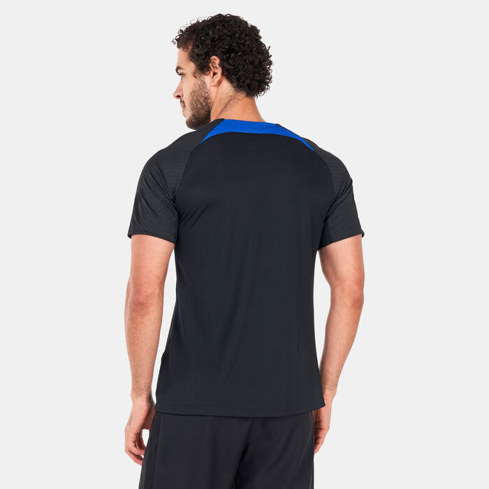 Jordan Men’s Dri-FIT Paris Saint-Germain Strike Away Jersey Black Jordan Men’s Dri-FIT Paris Saint-Germain Strike Away Jersey Black image number 1