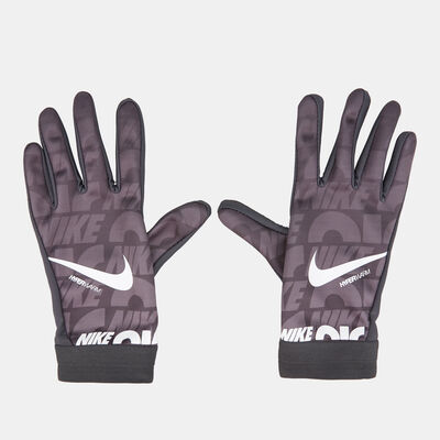Nike Men's Academy HyperWarm Football Gloves Grey Nike Men's Academy HyperWarm Football Gloves Grey