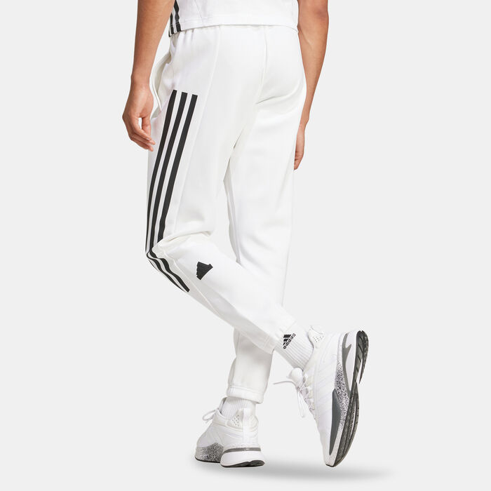 adidas Men's Future Icons 3-Stripes Joggers White adidas Men's Future Icons 3-Stripes Joggers White image number 1