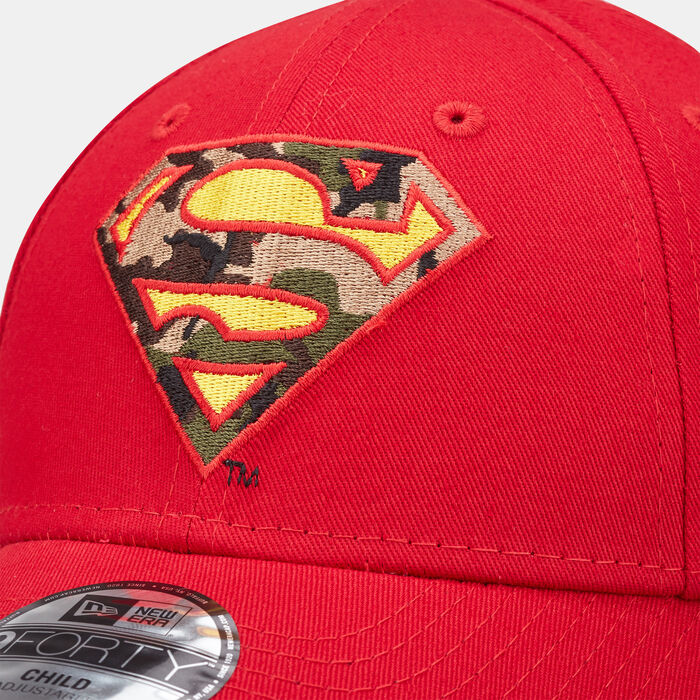 New Era Kids' Superman Character Infill Scarlet 9FORTY Adjustable Cap Red New Era Kids' Superman Character Infill Scarlet 9FORTY Adjustable Cap Red image number 2