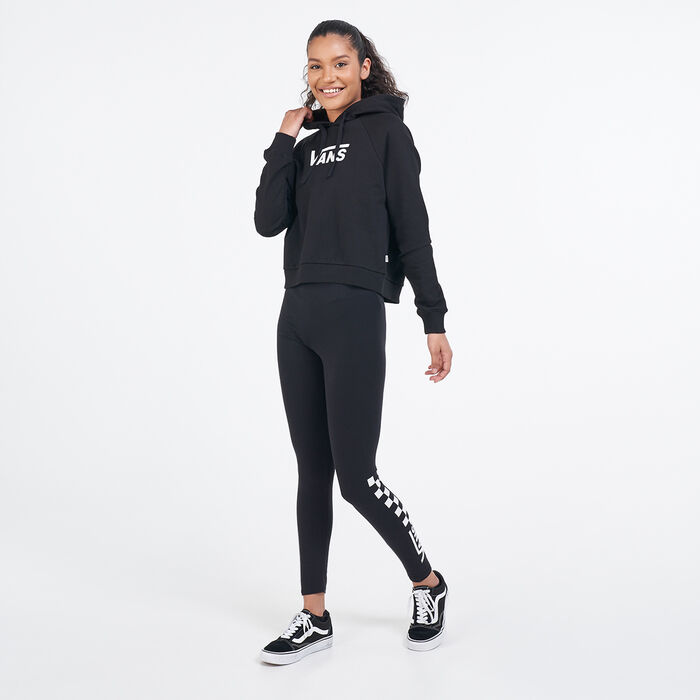 Vans Women's Flying V Boxy Hoodie Black image number 2