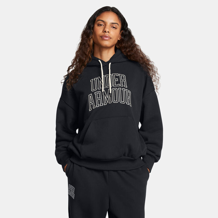 Under Armour Women's Icon Terry Hoodie Black Under Armour Women's Icon Terry Hoodie Black image number 0