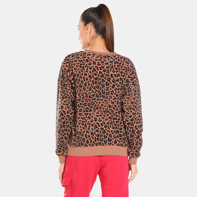 Nike Women's Sportswear Fleece Crew Sweatshirt Brown Nike Women's Sportswear Fleece Crew Sweatshirt Brown