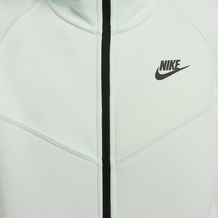 Nike Women's Sportswear Tech Fleece Windrunner Full-Zip Hoodie Green Nike Women's Sportswear Tech Fleece Windrunner Full-Zip Hoodie Green image number 5