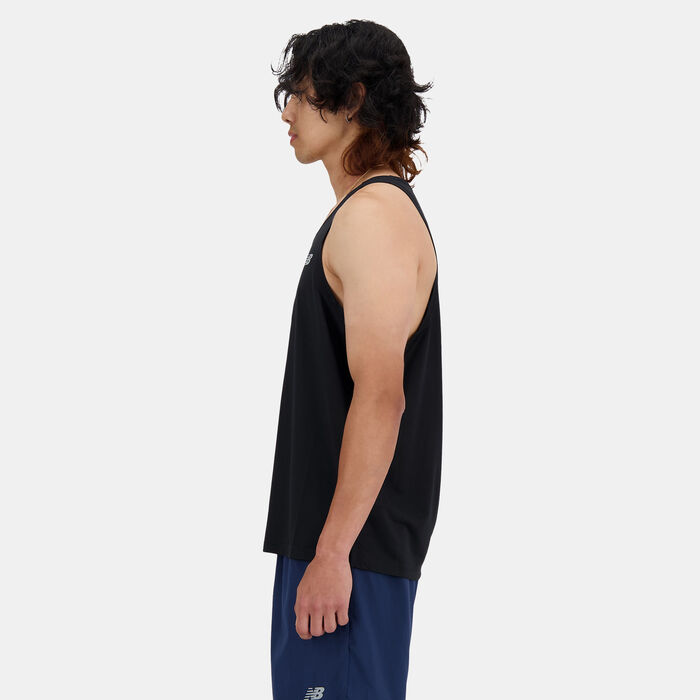New Balance Men's Sport Essentials Running Tank Top Black New Balance Men's Sport Essentials Running Tank Top Black image number 2