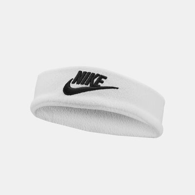 Nike Classic Wide Terry Headband White