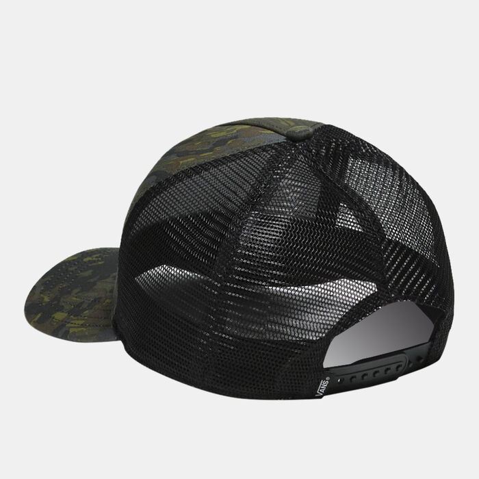 Vans Men's Off The Wall Curved Bill Trucker Cap Green Vans Men's Off The Wall Curved Bill Trucker Cap Green image number 1