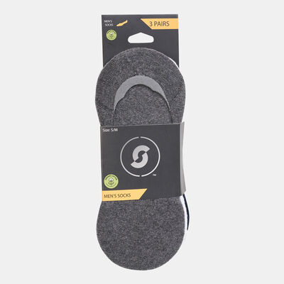 Sun and Sand Sports Men's Half-Cushioned No-Show Socks (3 Pack) - S/M White Sun and Sand Sports Men's Half-Cushioned No-Show Socks (3 Pack) - S/M White