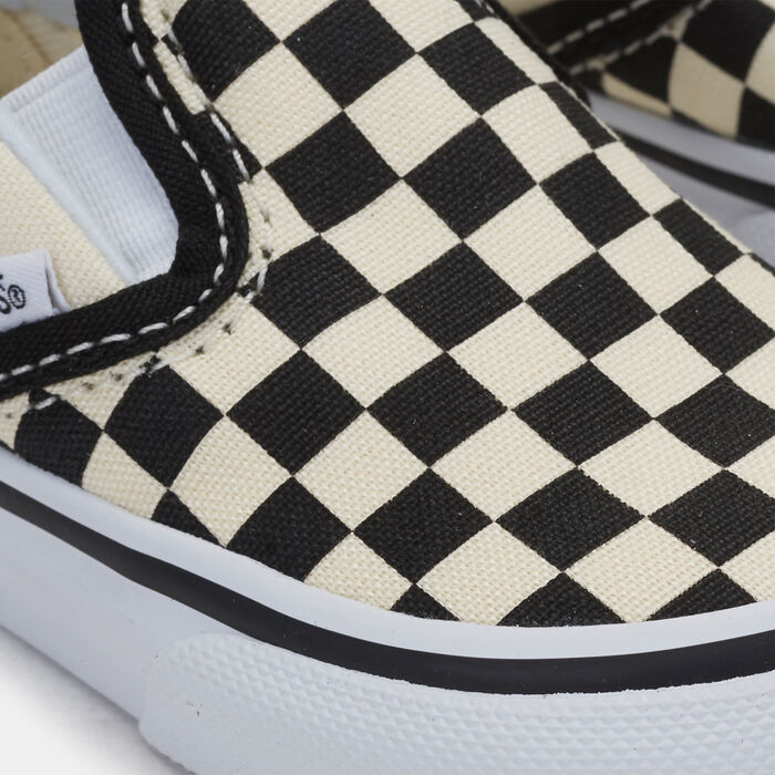 Vans Kids' Checkerboard Classic Slip-On Unisex Shoe (All Kids) Beige Vans Kids' Checkerboard Classic Slip-On Unisex Shoe (All Kids) Beige image number 4