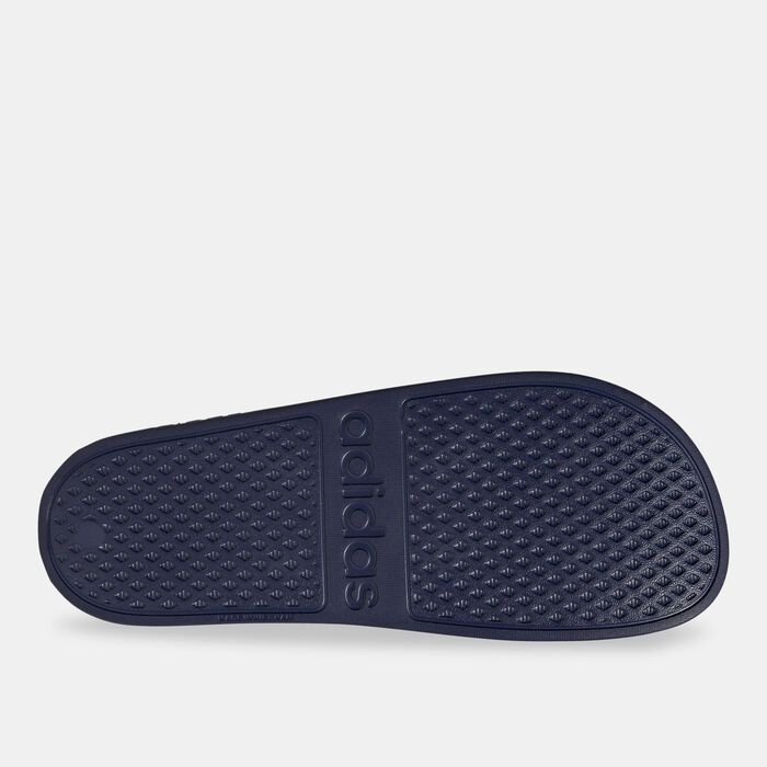 adidas Men's Adilette Aqua Slides Blue adidas Men's Adilette Aqua Slides Blue image number 3