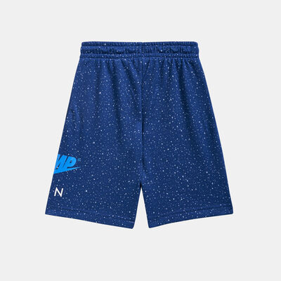 Jordan Kids' Jumpman Speckle Allover Print Shorts (Younger Kids) Blue