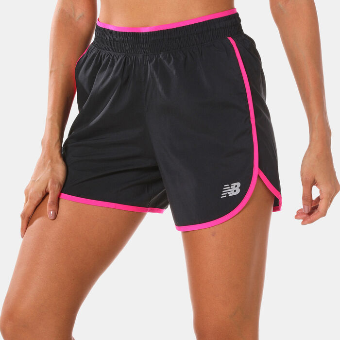 New Balance Women's Accelerate 5-Inch Shorts Black image number 3