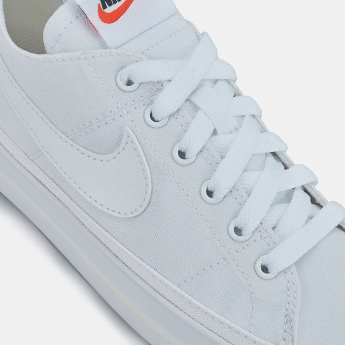 Nike Women's Court Legacy Canvas Shoe White Nike Women's Court Legacy Canvas Shoe White image number 4