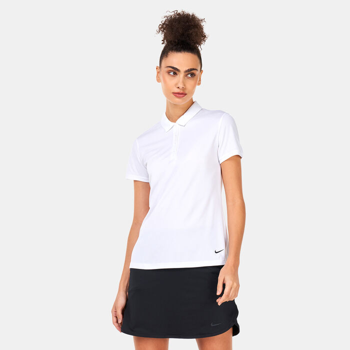Nike Women's Dri-FIT Victory SLD Polo Shirt White Nike Women's Dri-FIT Victory SLD Polo Shirt White image number 0
