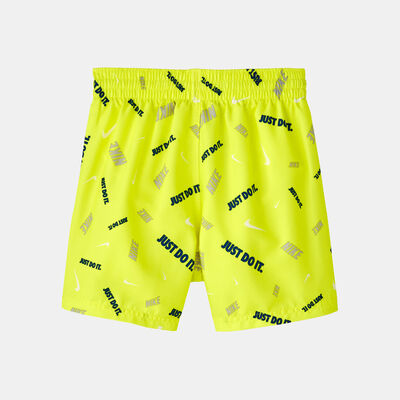 Nike Swim Kids' Logofetti Lap 4-inch Shorts Multi