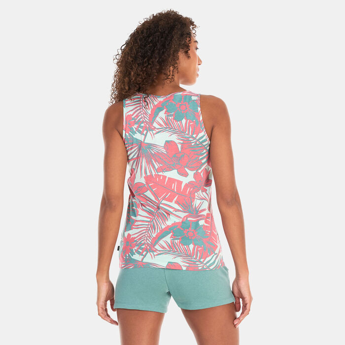 PUMA Women's Essentials+ FLOWER POWER Tank Top Multi PUMA Women's Essentials+ FLOWER POWER Tank Top Multi image number 1
