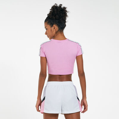 ellesse Women's Viridis Cropped T-Shirt Pink