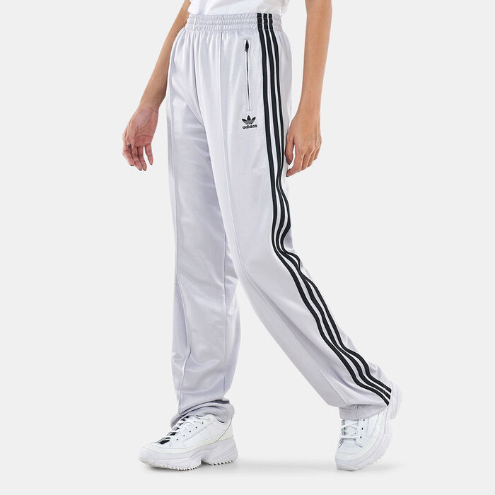 adidas Originals Women's Adicolor Classics High-Shine Straight-Leg Track Pants Silver adidas Originals Women's Adicolor Classics High-Shine Straight-Leg Track Pants Silver image number 0