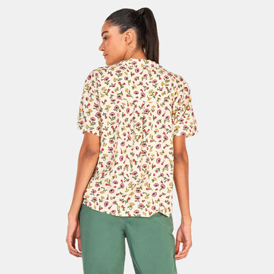 Vans Women's Wyld Printed Shirt Beige Vans Women's Wyld Printed Shirt Beige