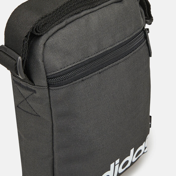 adidas Men's Essentials Organiser Crossbody Bag Black adidas Men's Essentials Organiser Crossbody Bag Black image number 3