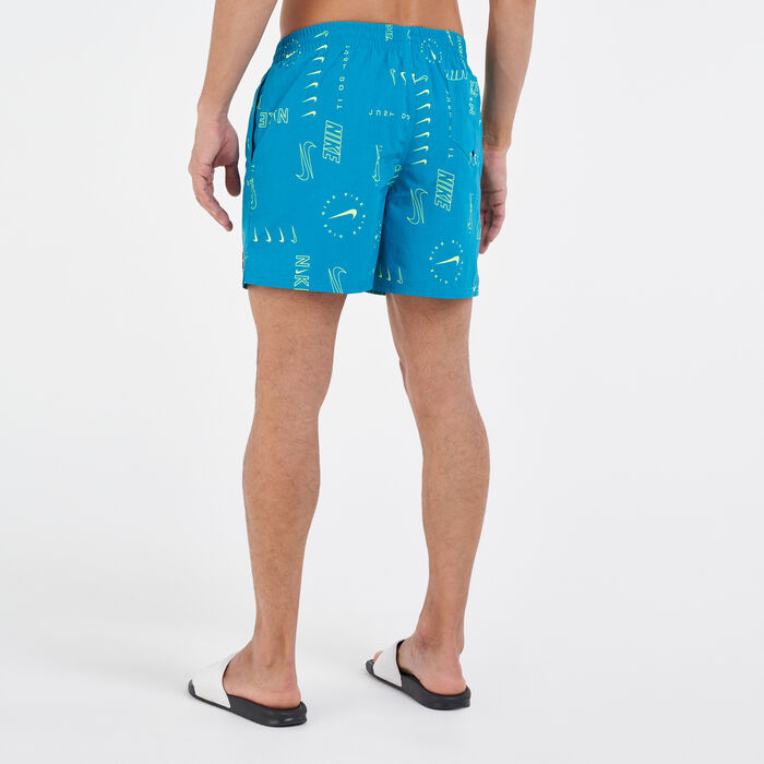 Nike Swim Men's Multi Logo Volley 5-inch Swimming Shorts yellow Nike Swim Men's Multi Logo Volley 5-inch Swimming Shorts yellow image number 1