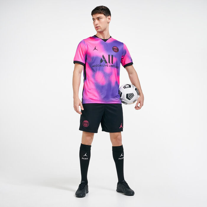 Nike Men's Paris Saint-Germain Fourth Jersey - 2020/21 Orange Nike Men's Paris Saint-Germain Fourth Jersey - 2020/21 Orange image number 2