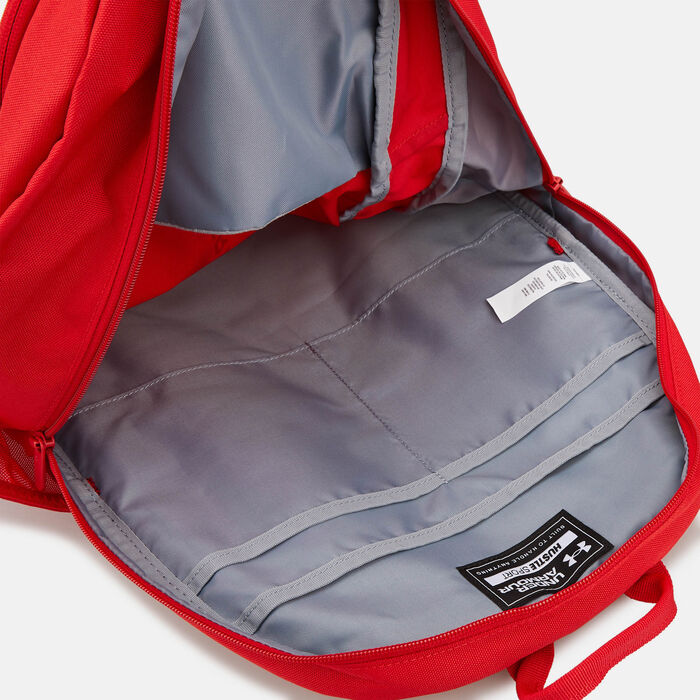 Under Armour UA Hustle Sport Backpack Red Under Armour UA Hustle Sport Backpack Red image number 3