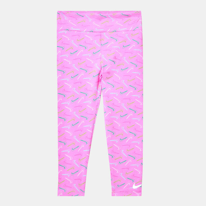Nike Kids' Swoosh Logo Leggings (Baby and Toddler) Pink Nike Kids' Swoosh Logo Leggings (Baby and Toddler) Pink image number 0