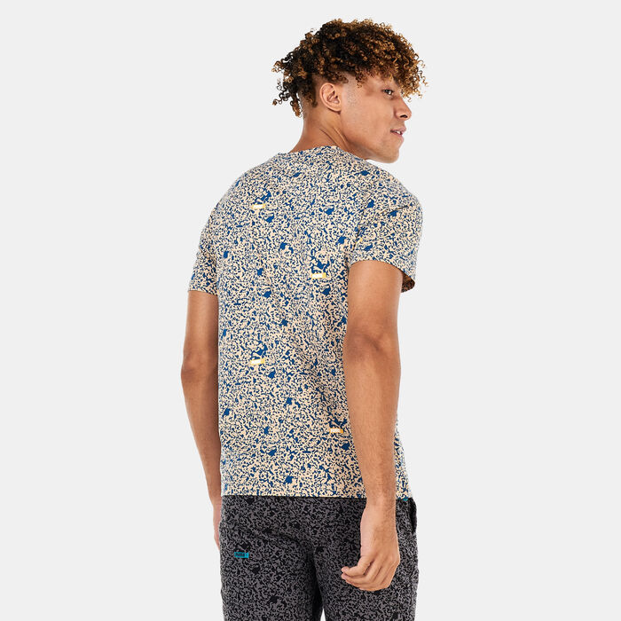 PUMA Men's Brand Love Printed T-Shirt Ivory PUMA Men's Brand Love Printed T-Shirt Ivory image number 1