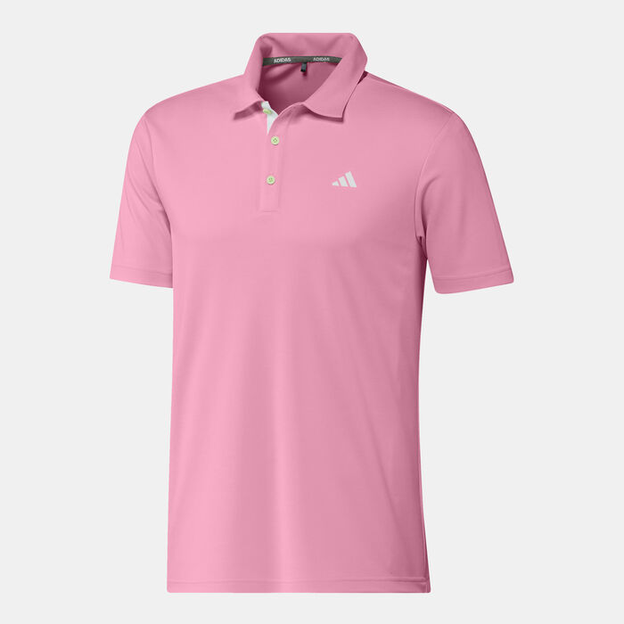 adidas Men's Drive Heather Polo Shirt Pink adidas Men's Drive Heather Polo Shirt Pink image number 0