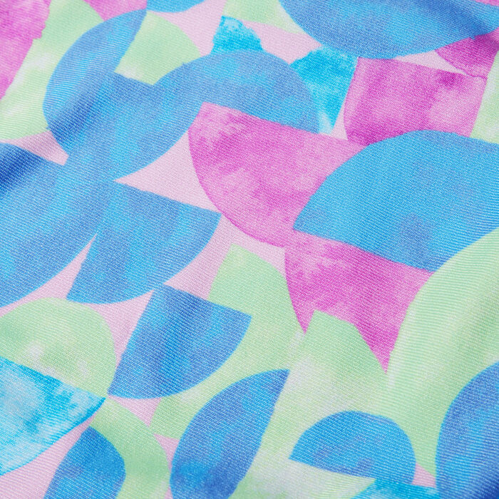 Speedo Kids' Digital Print One-Piece Swimsuit Blue image number 2