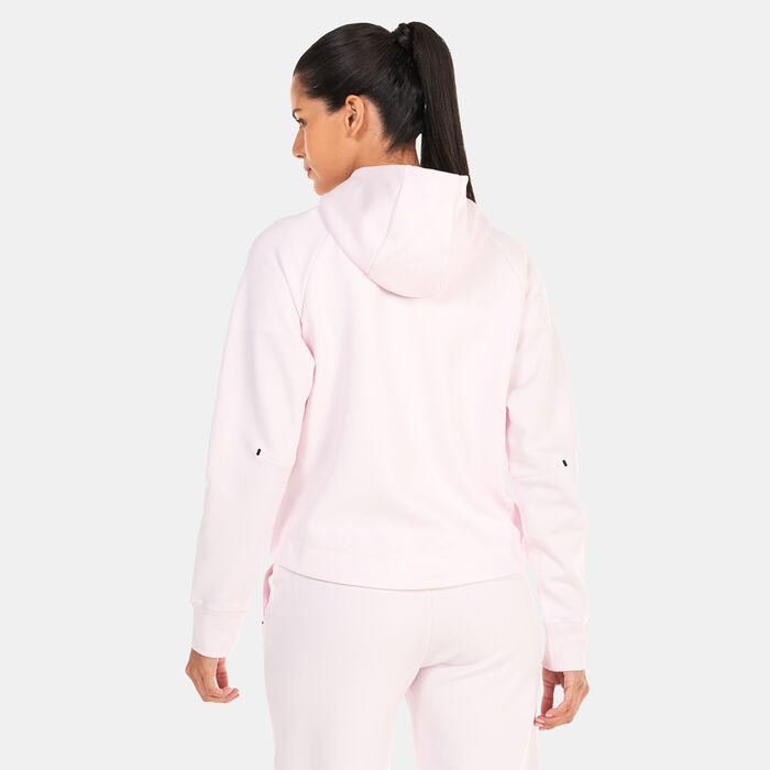 Nike Women's Sportswear Tech Fleece Windrunner Hoodie Pink Nike Women's Sportswear Tech Fleece Windrunner Hoodie Pink image number 1