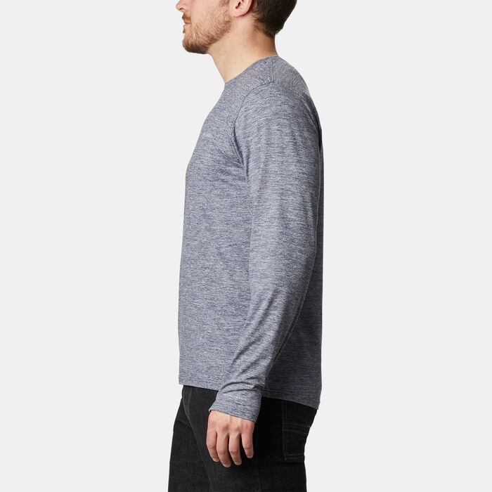 Columbia Men's Tech Trail™ Long Sleeve Crew II T-Shirt Blue Columbia Men's Tech Trail™ Long Sleeve Crew II T-Shirt Blue image number 2