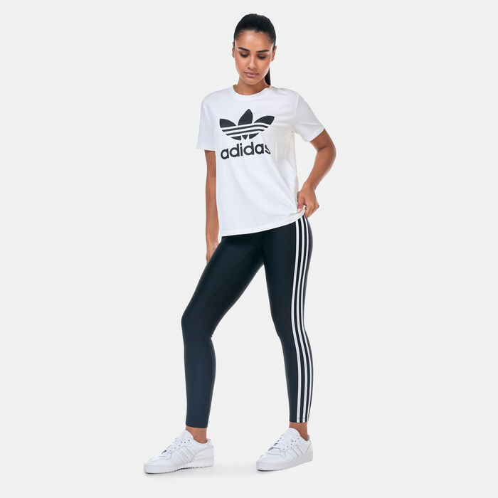 adidas Originals Women's 3-Stripes Leggings Black image number 2