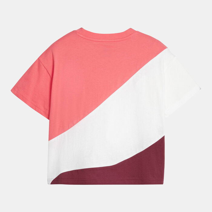 PUMA Kids' Power Cat T-Shirt Pink PUMA Kids' Power Cat T-Shirt Pink image number 1