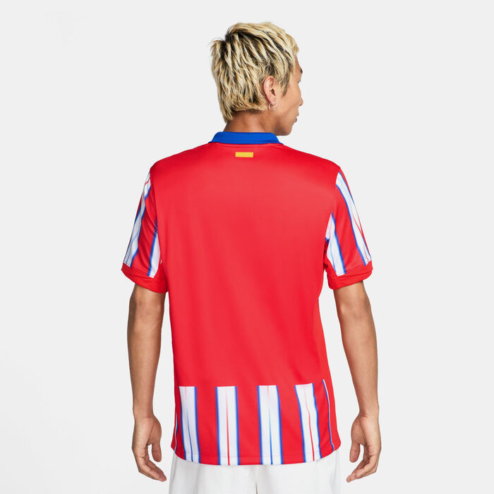 Nike Men's Atletico Madrid 24/25 Home Replica Football Jersey Red Nike Men's Atletico Madrid 24/25 Home Replica Football Jersey Red image number 1