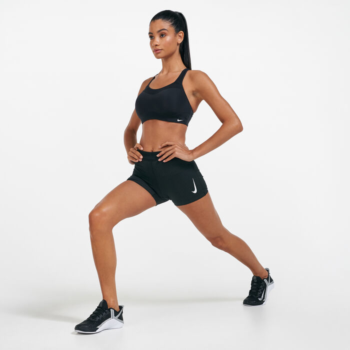 Nike Women's AeroSwift Shorts Black image number 2