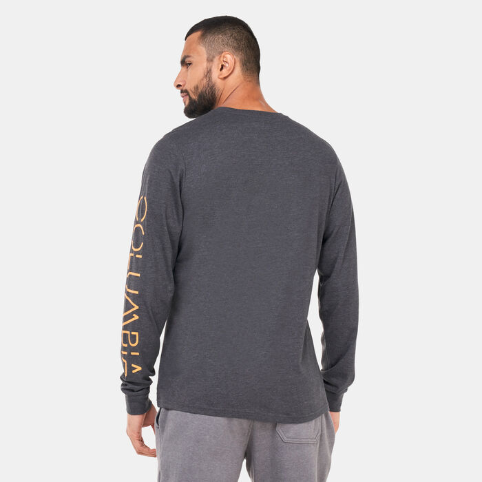 Columbia Men's CSC Basic Logo™ Long Sleeve T-Shirt Grey Columbia Men's CSC Basic Logo™ Long Sleeve T-Shirt Grey image number 1