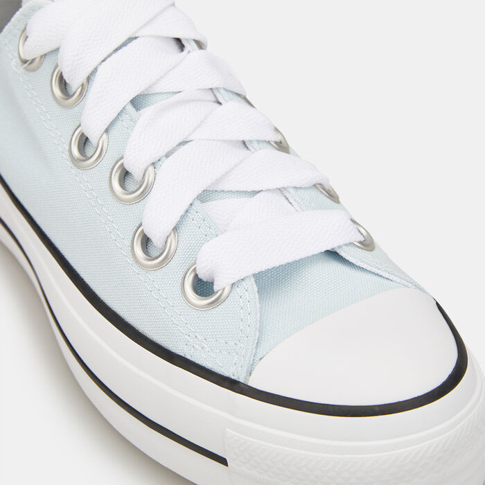Converse Women's Chuck Taylor All Star Lift Shoes Blue Converse Women's Chuck Taylor All Star Lift Shoes Blue image number 4