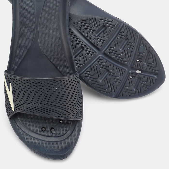 Speedo Women's Atami II Max Am Slides Blue Speedo Women's Atami II Max Am Slides Blue image number 2