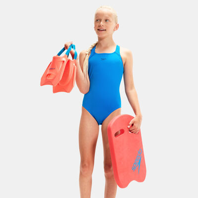 Speedo Kids' Eco Endurance+ Medalist Swimsuit Blue