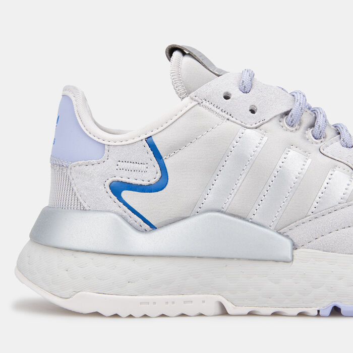 adidas Originals Women's Nite Jogger Shoe Grey image number 4
