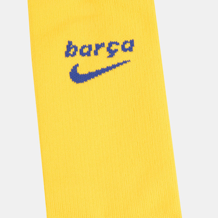 Nike Men's FC Barcelona Strike 4th Knee-high Football Socks yellow Nike Men's FC Barcelona Strike 4th Knee-high Football Socks yellow image number 1