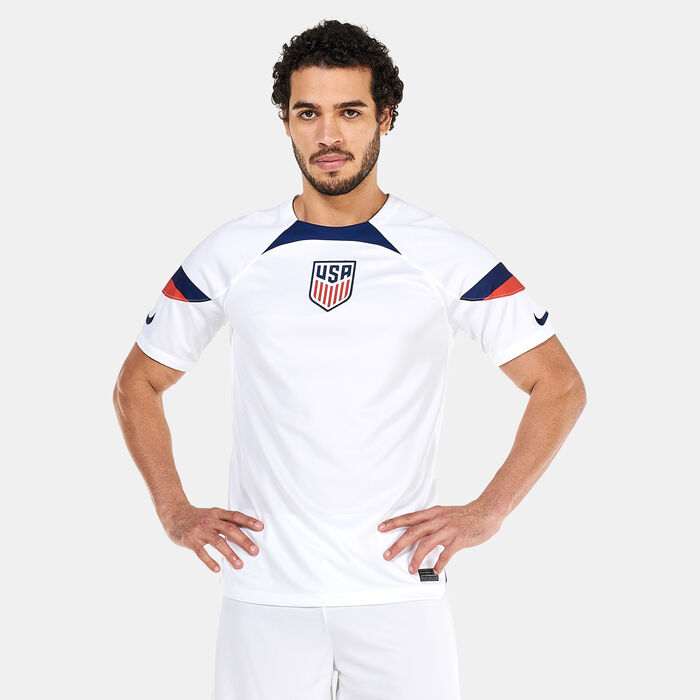 Nike Men's USA Dri-FIT Stadium Home Jersey - 2022 White Nike Men's USA Dri-FIT Stadium Home Jersey - 2022 White image number 0