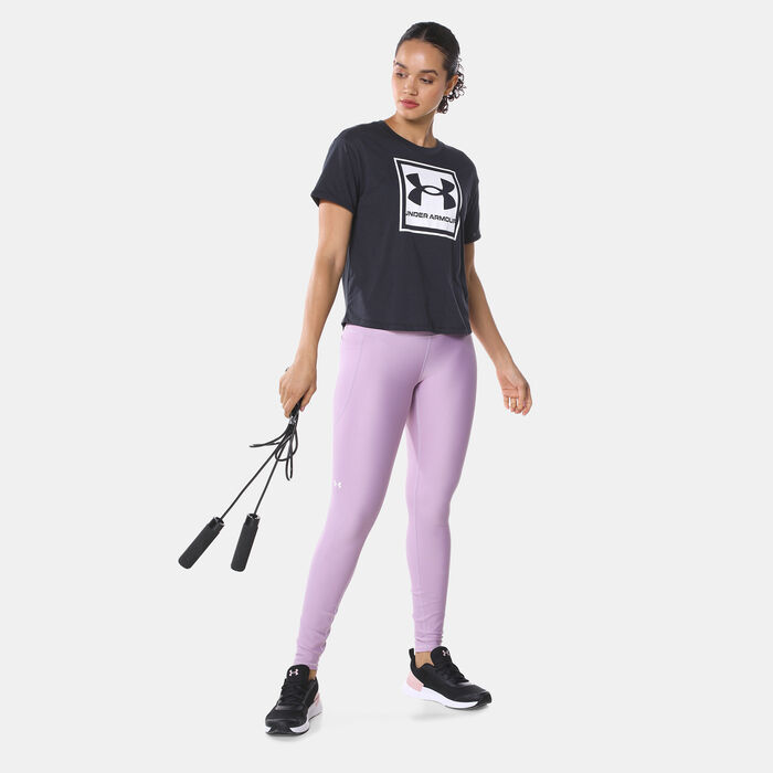 Under Armour Women's UA Live Glow Graphic T-Shirt Black image number 2