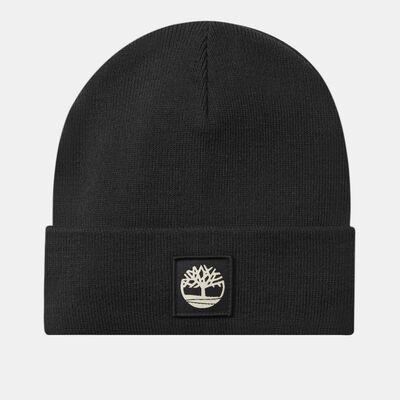 Timberland Tonal Patch Beanie Black Timberland Tonal Patch Beanie Black